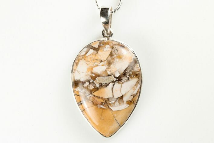 Ibis Jasper Pendant (Necklace) - Sterling Silver #192394